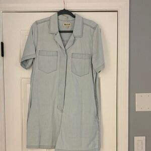 Madewell Soft Blue Denim Romper